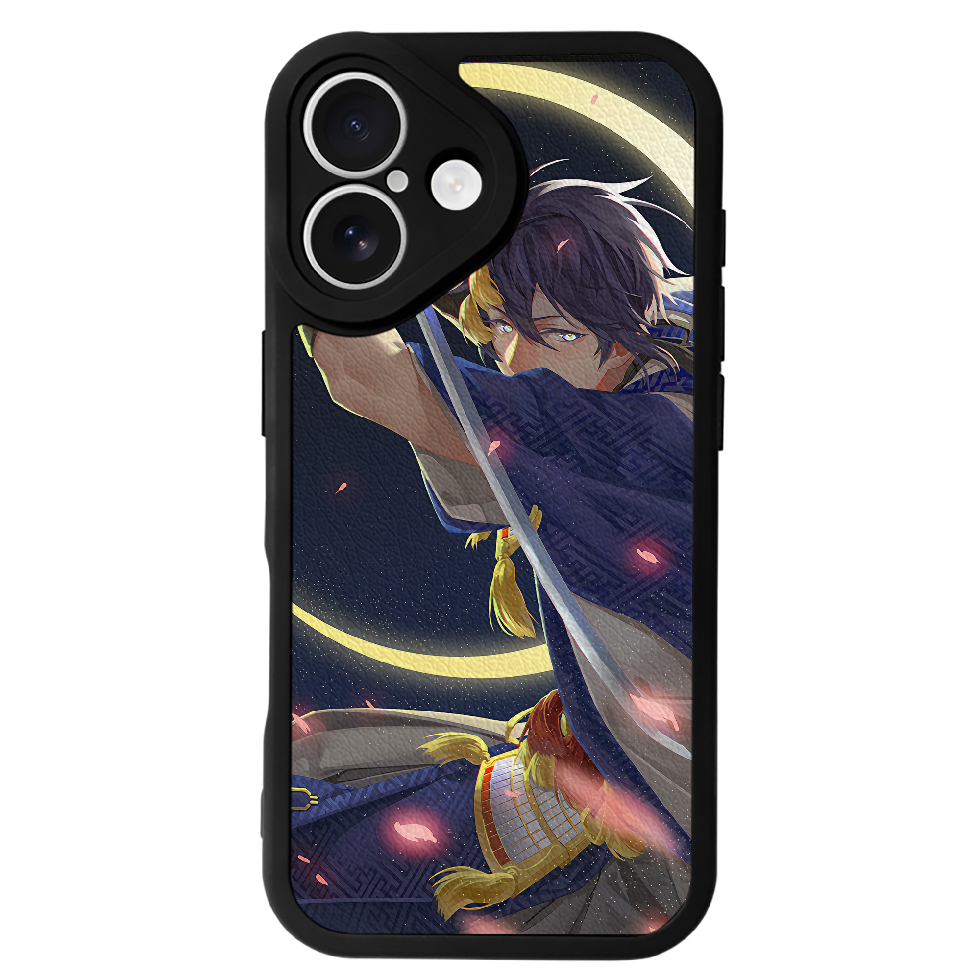 （画像用） 刀剣乱舞 Touken Ranbu 【iPhone 16シリーズ対応】シリコンスマホケース（レザー調） 材質：シリコン